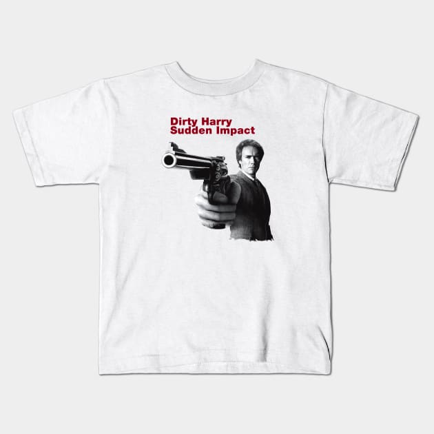 Mod.4 Dirty Harry Magnum Force Kids T-Shirt by parashop